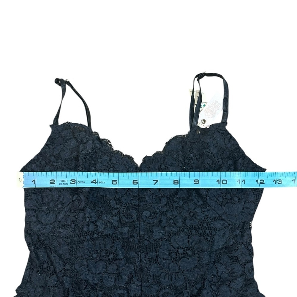Free People Revolve HAH Sexy Maid to Wear Bodysuit in Noir Lace Sz Small NWT - Picture 11 of 13